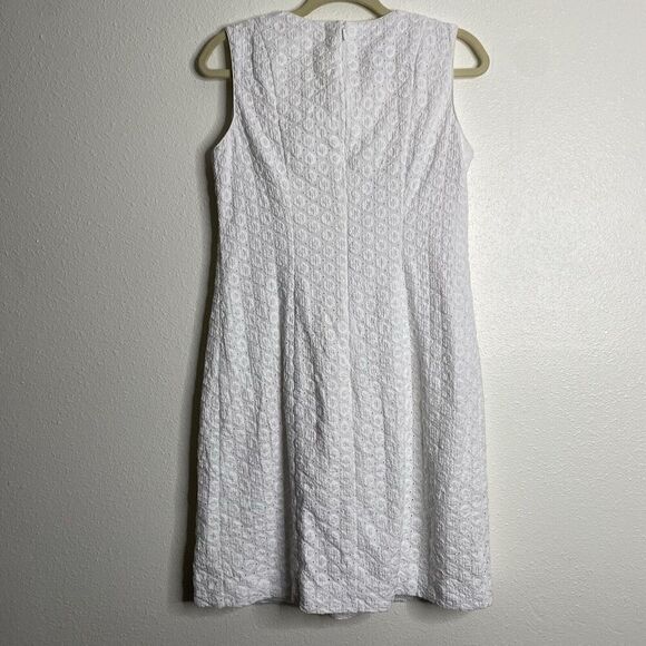 Pendleton White Eyelet Dress Size 6 - Picture 5 of 6